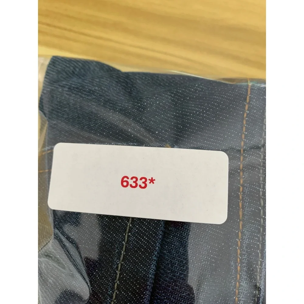 Diesel Larkee Jeans Mens 31x30 Blue Straight Leg Dark Wash Button Fly Denim